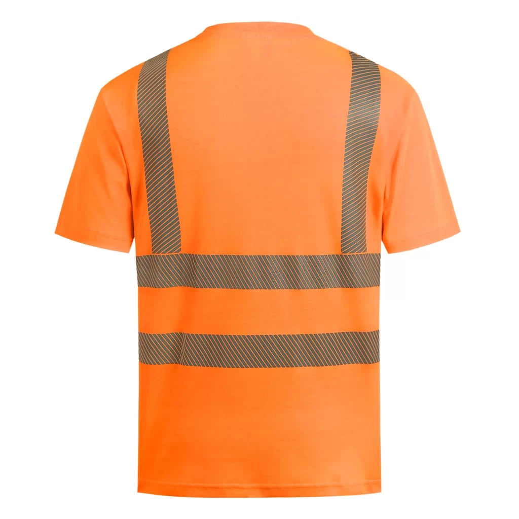 HVMCOT_OR, T-SHIRT HAUTE VISIBILITÉ PESSO HVMCOT, ORANGE