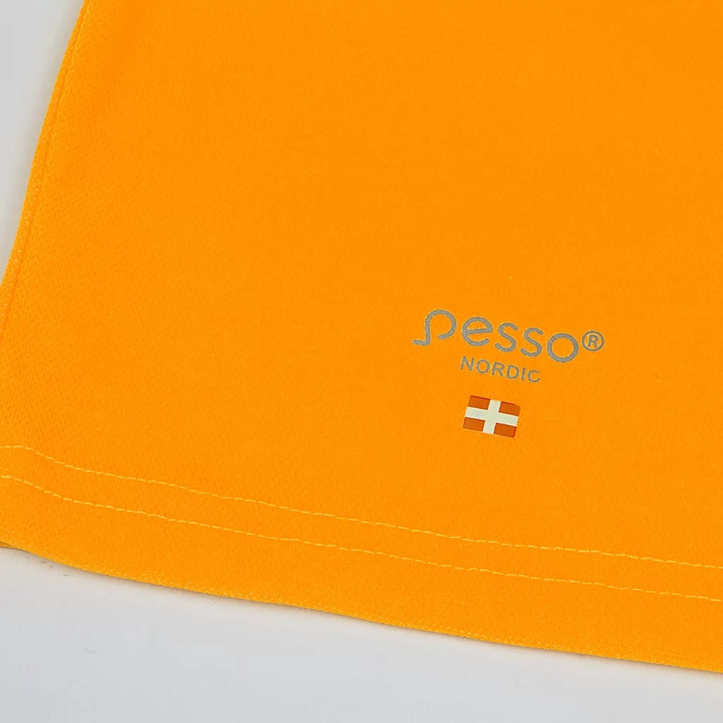 HVMIL_OR, T-SHIRT À MANCHES LONGUES HAUTE VISIBILITÉ PESSO, ORANGE