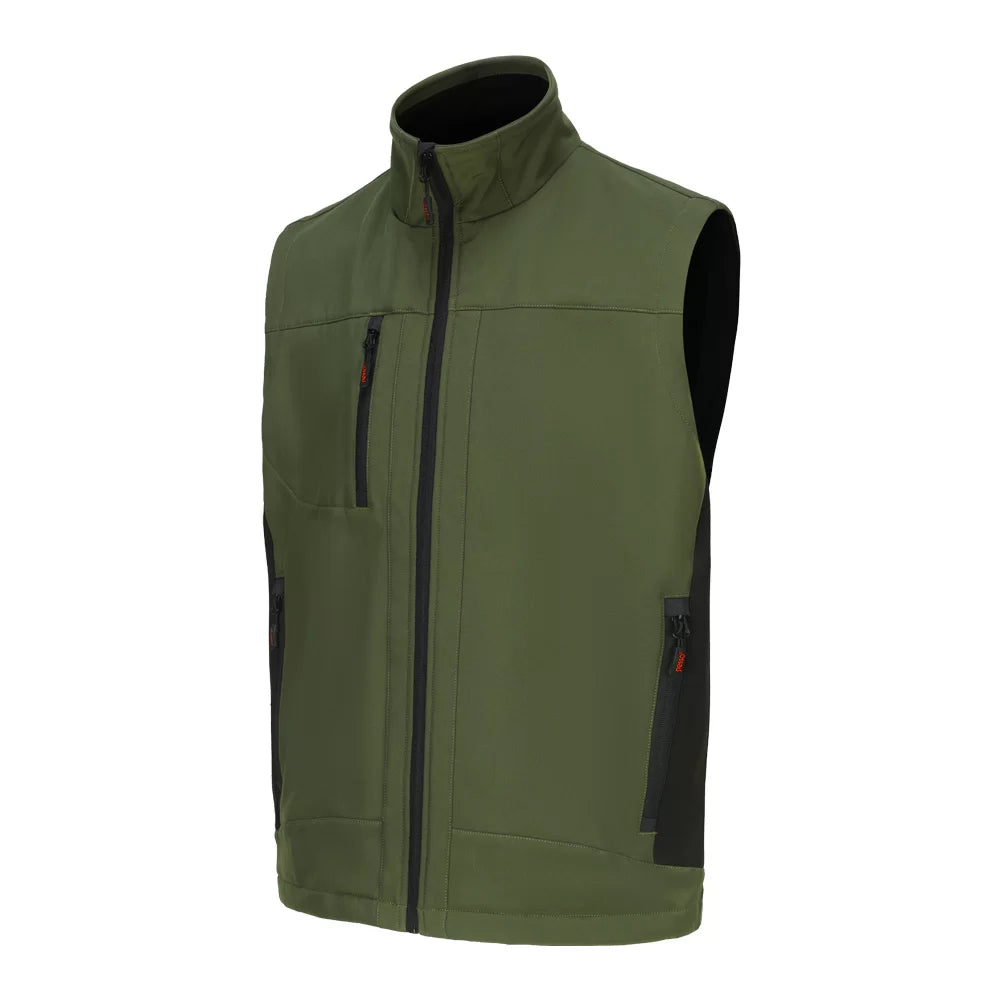 SOFT_OG, GILET SOFTSHELL PESSO, OLIVE