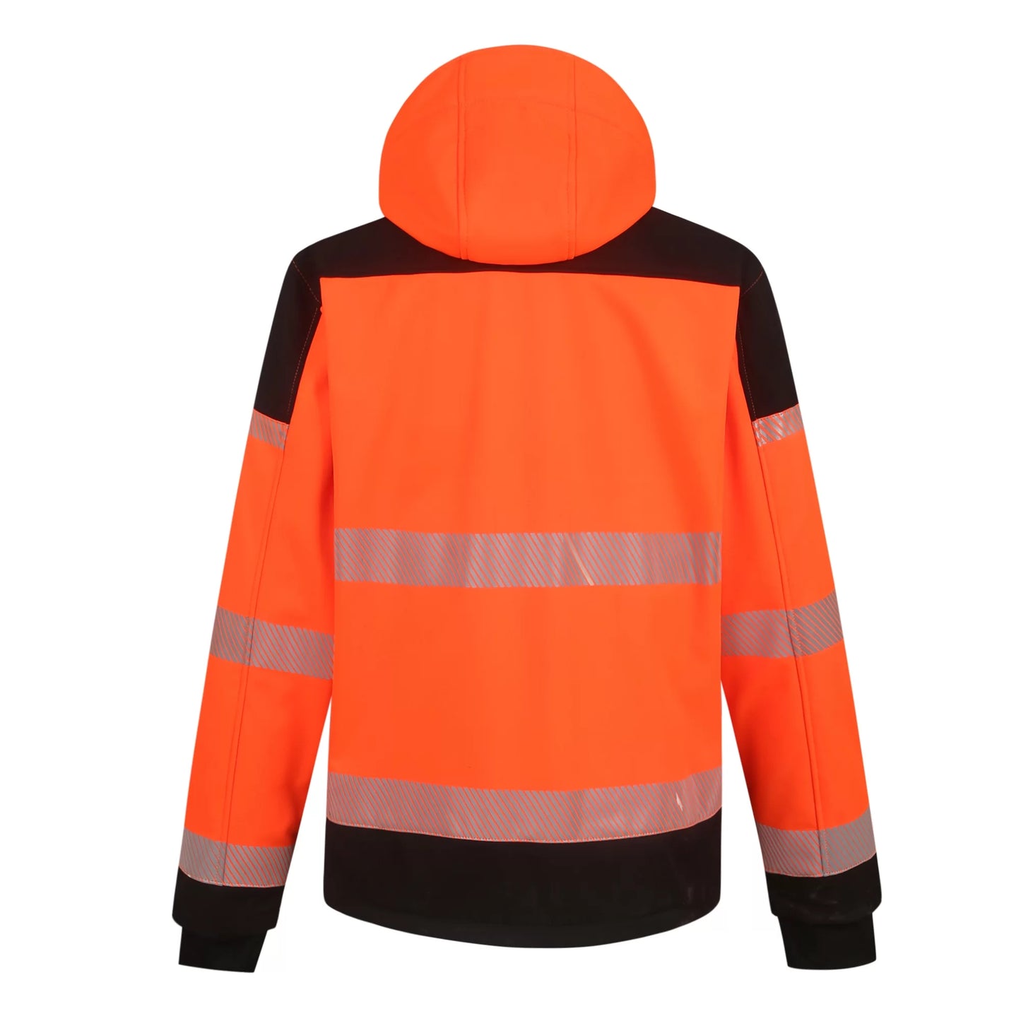 PALMERO_OR, HI-VIS SOFTSHELL JACKET PESSO PALERMO, ORANGE