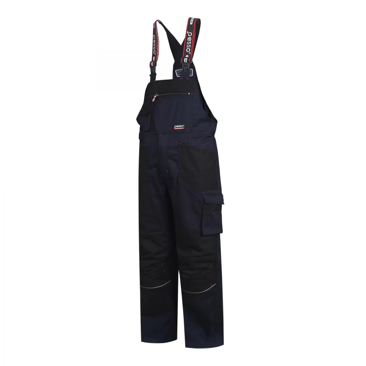 DP215M, WORKWEAR BIBPANTS PESSO STRETCH 215, NAVY