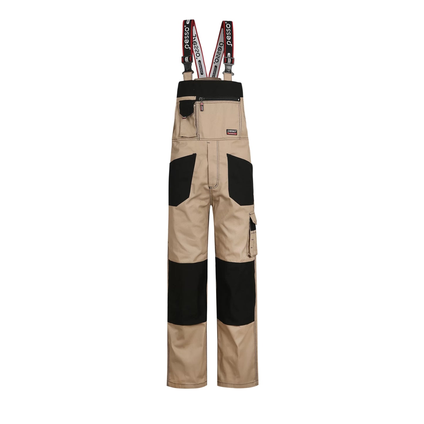 DPBZ, WORKWEAR BIBPANTS PESSO, CVC TWILL, BEIGE