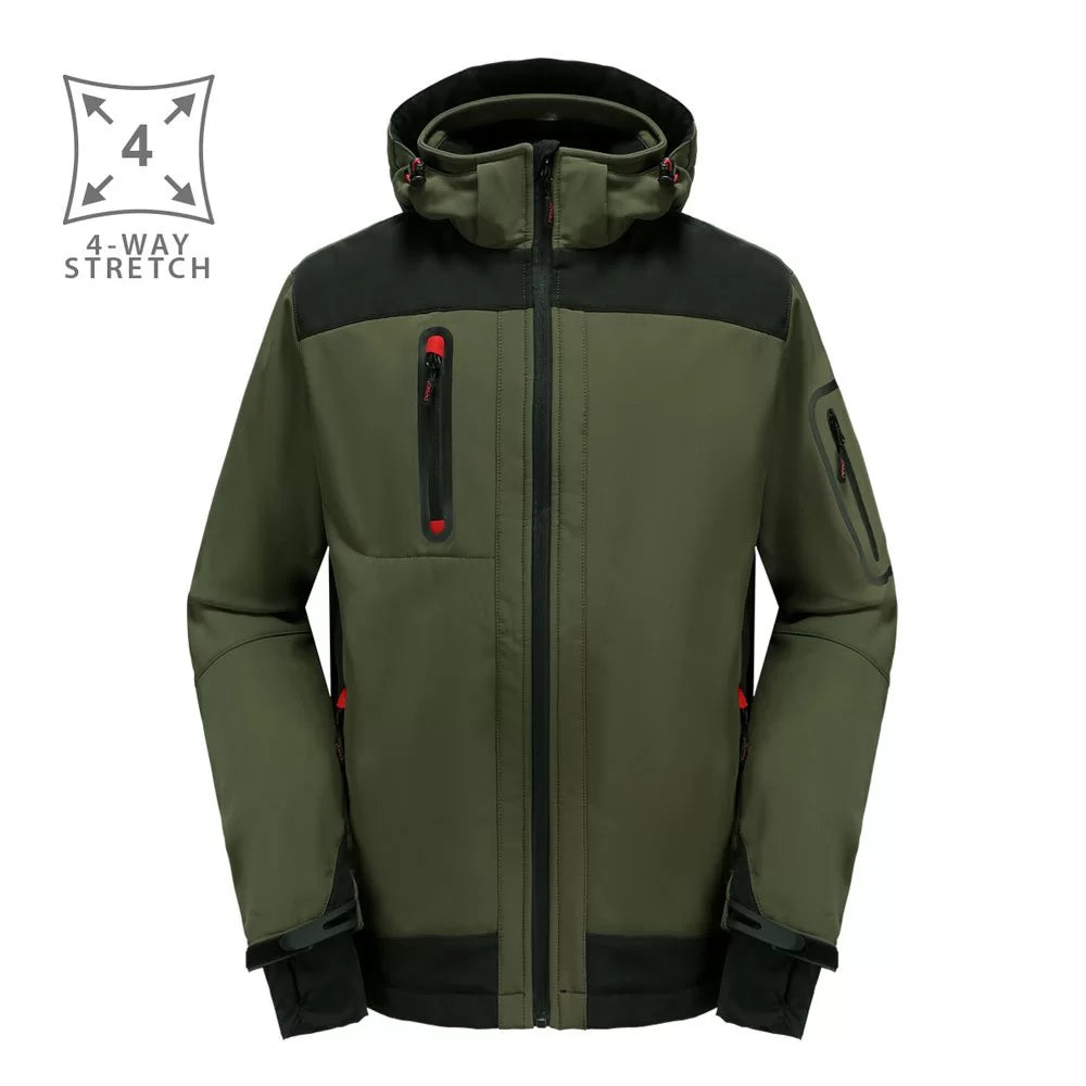 ACROPOLIS_OG, VESTE SOFTSHELL PESSO ACROPOLIS, VERT