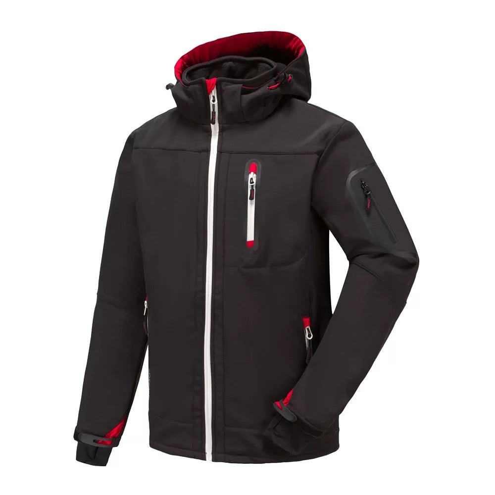 ACROPOLIS, SOFTSHELL JACKET PESSO, BLACK