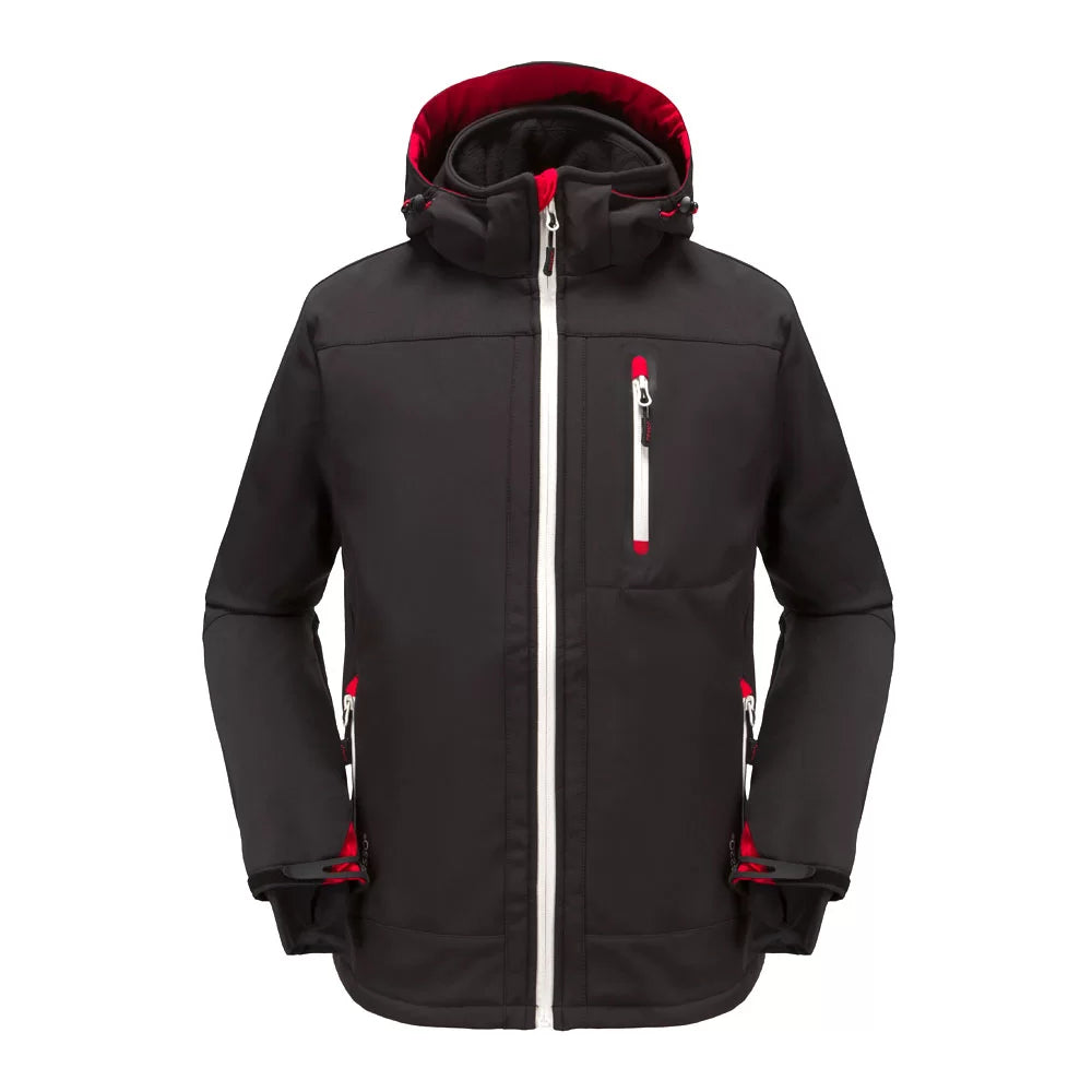 ACROPOLIS, SOFTSHELL JACKET PESSO, BLACK