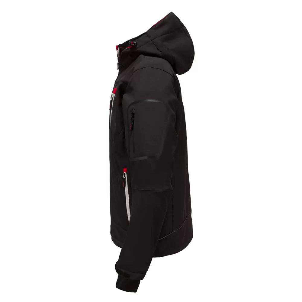 ACROPOLIS, SOFTSHELL JACKET PESSO, BLACK