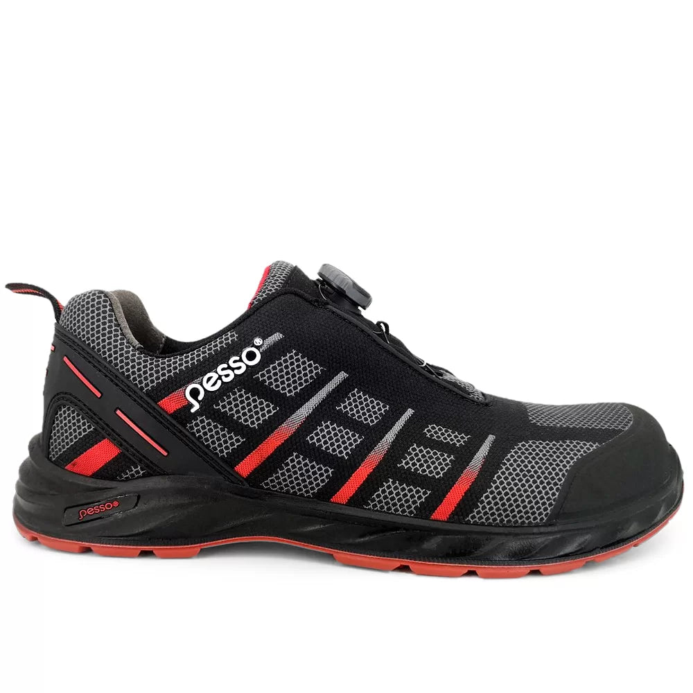 BRISTOL_FIT, TEXTILE SEAMLESS SAFETY SHOES PESSO BRISTOL S1P