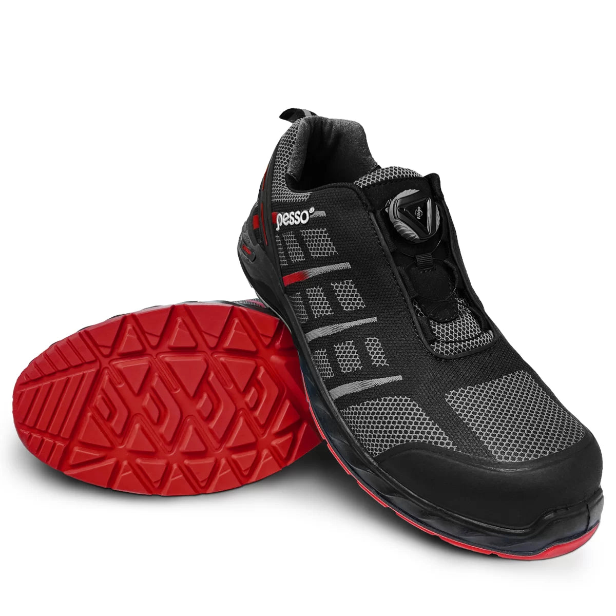 BRISTOL_FIT, TEXTILE SEAMLESS SAFETY SHOES PESSO BRISTOL S1P