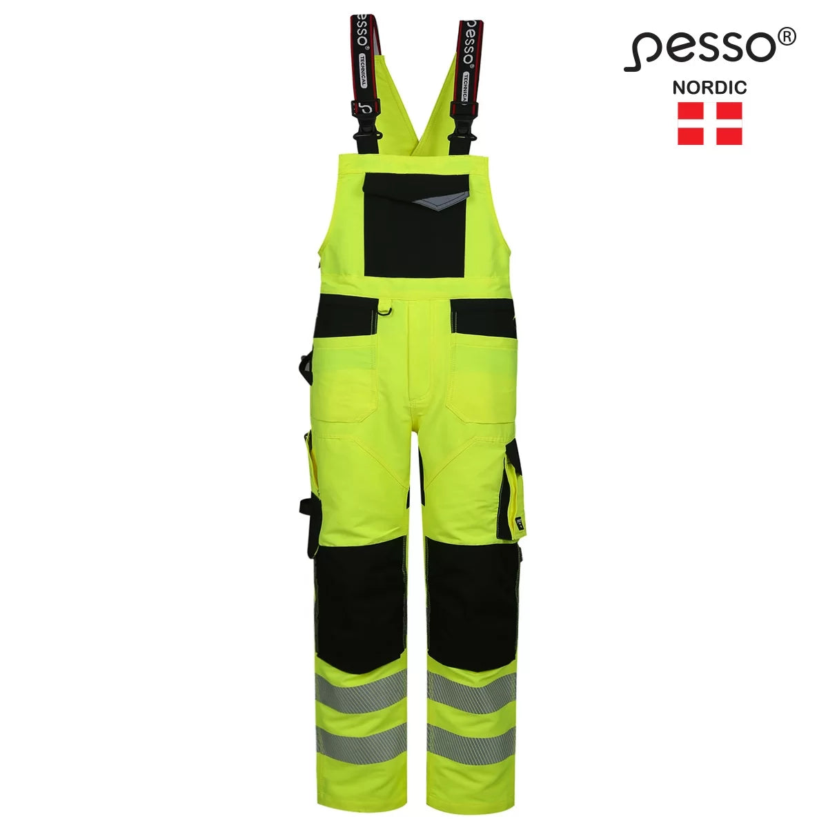 DP135G, WORKWEAR BIBPANTS PESSO URANUS FLEXPRO 135, YELLOW