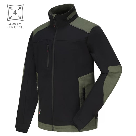 DS125Z, VESTE DE TRAVAIL PESSO TITAN 125, VERT OLIVE EXTENSIBLE DANS LES 4 SENS