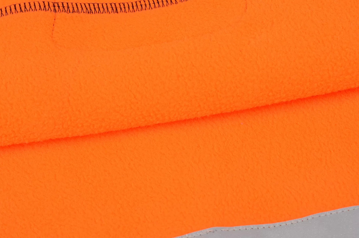 FL02OR, ZIP THROUGH FLEECE SWEATER PESSO, ORANGE