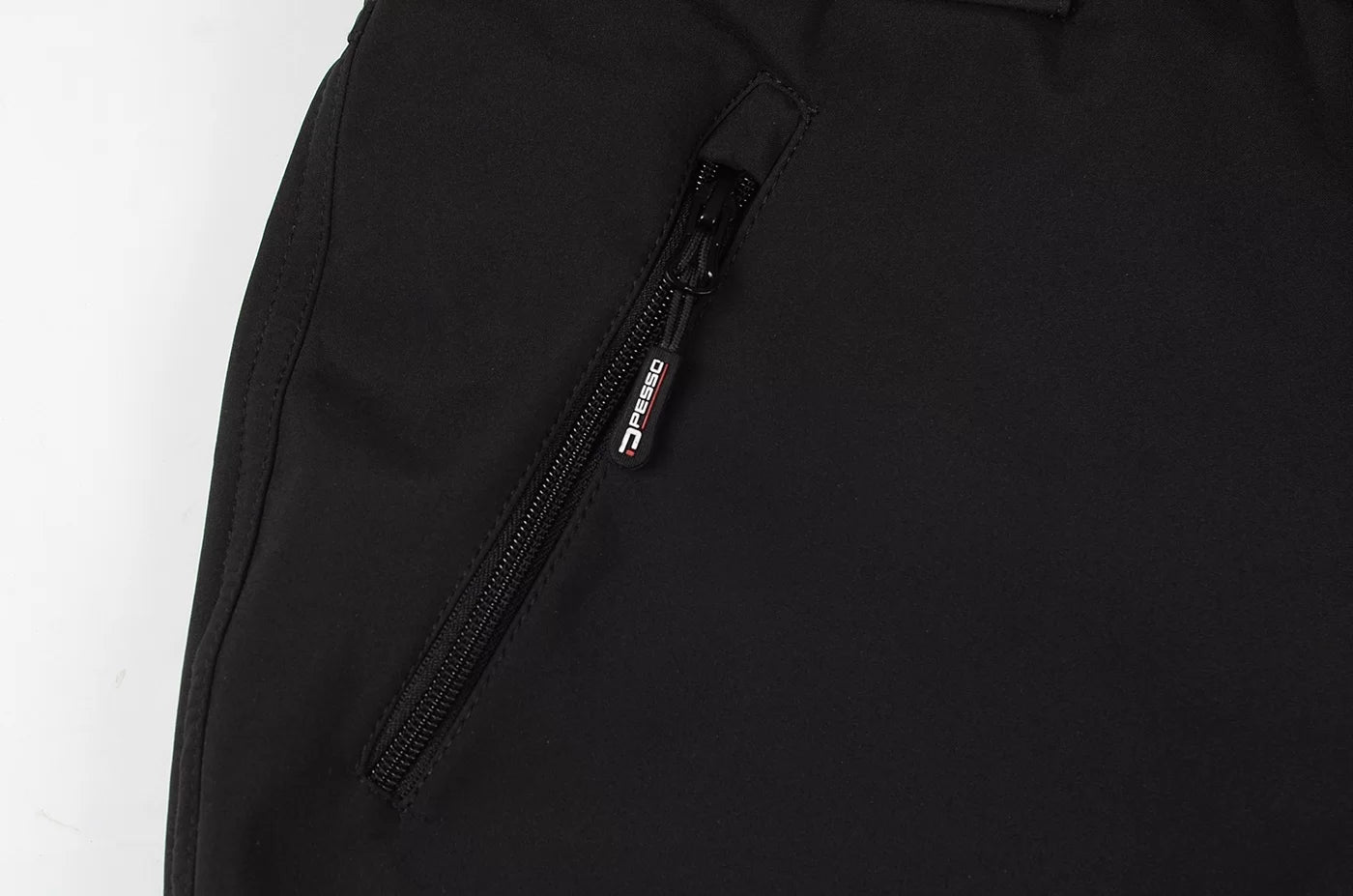 BARNABI, SOFTSHELL WINTER TROUSERS PESSO, BLACK