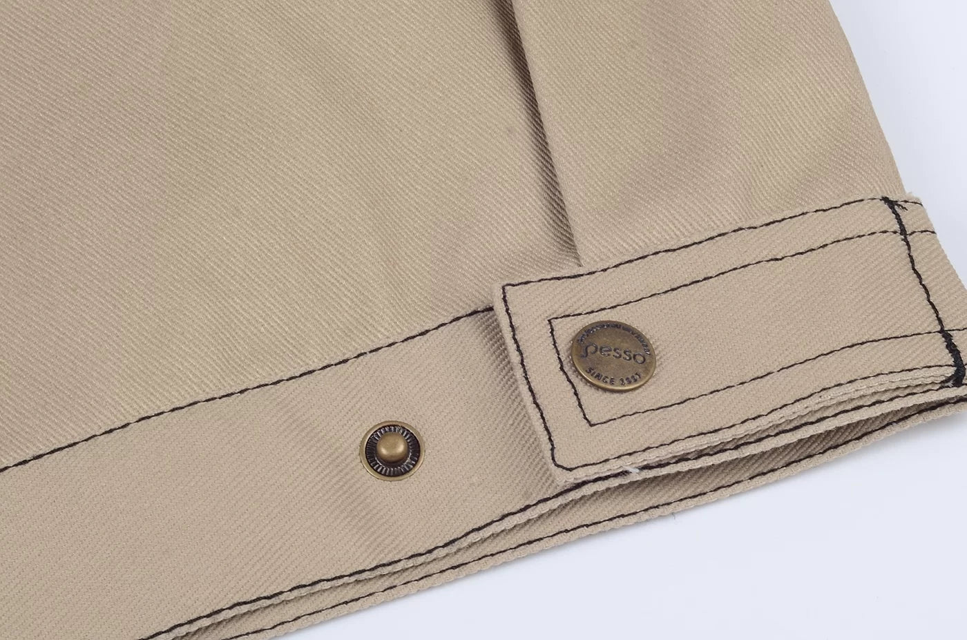 DSBZN, WORKWEAR JACKET PESSO DSBZ, CVC TWILL, BEIGE