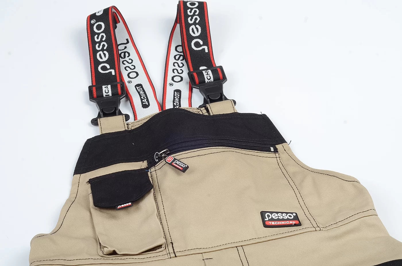 DPBZ, WORKWEAR BIBPANTS PESSO, CVC TWILL, BEIGE