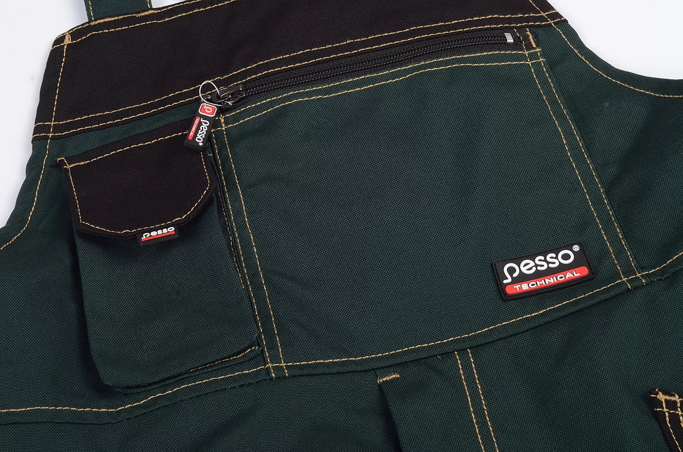 DPCZ, PANTALON DE TRAVAIL EN TOILE PESSO, VERT