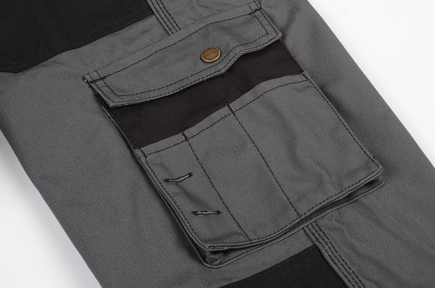 DPCP, WORKWEAR BIBPANTS CANVAS PESSO, GREY