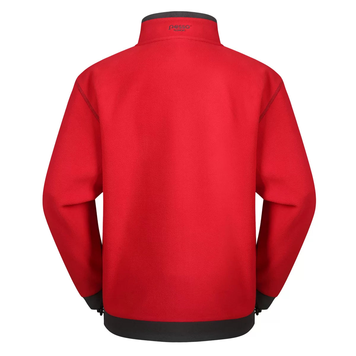 FMR, ZIP THROUGH FLEECE SWEATER PESSO, RED