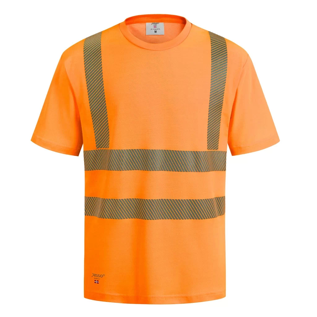 HVMCOT_OR, HIGH VISIBILITY T-SHIRT PESSO HVMCOT, ORANGE