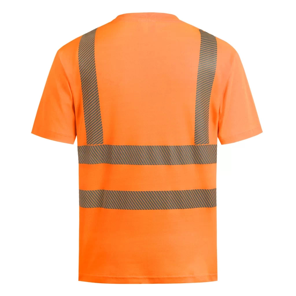 HVMCOT_OR, HIGH VISIBILITY T-SHIRT PESSO HVMCOT, ORANGE