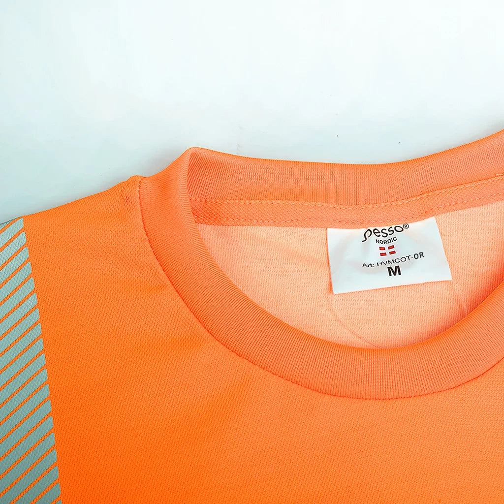 HVMCOT_OR, HIGH VISIBILITY T-SHIRT PESSO HVMCOT, ORANGE