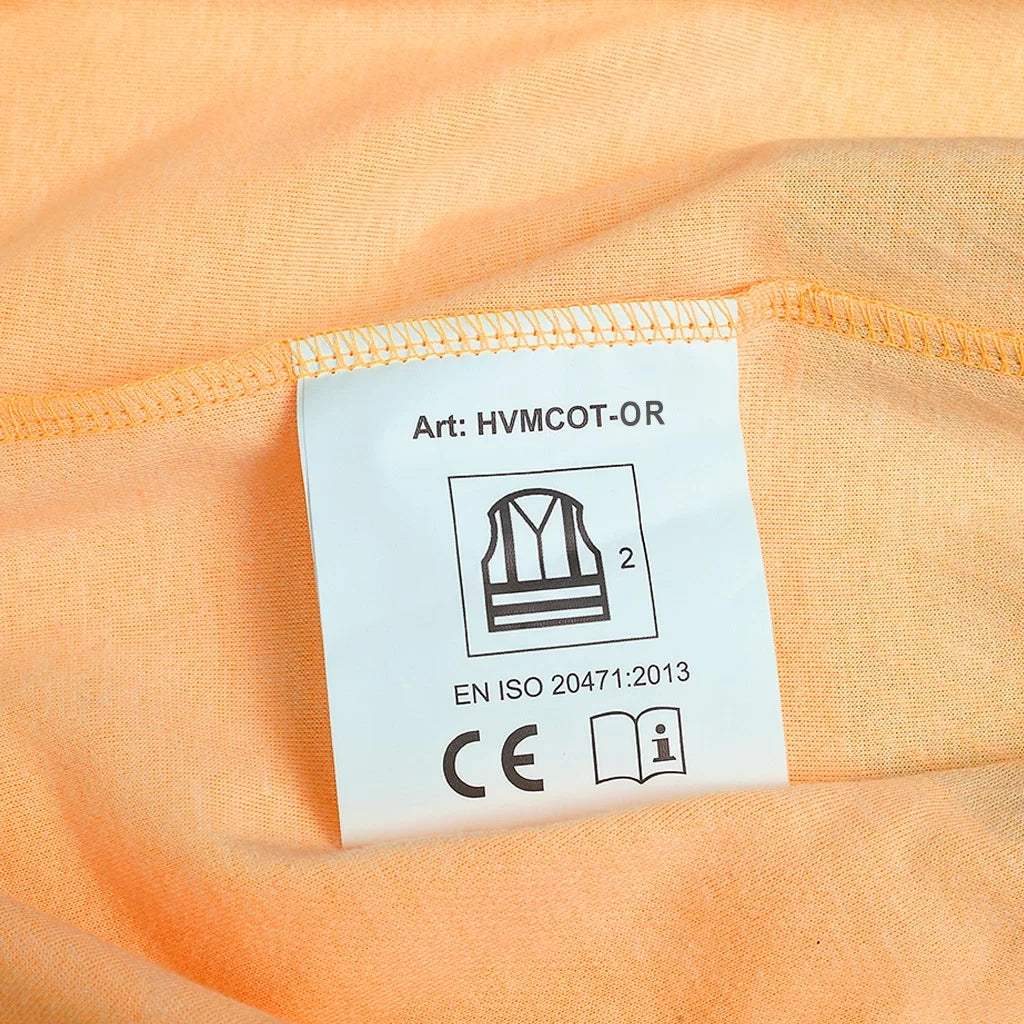 HVMCOT_OR, HIGH VISIBILITY T-SHIRT PESSO HVMCOT, ORANGE