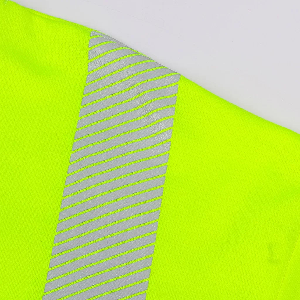 HVMIL_G, HIGH VISIBILITY LONG SLEEVE T-SHIRT PESSO HVMIL, YELLOW