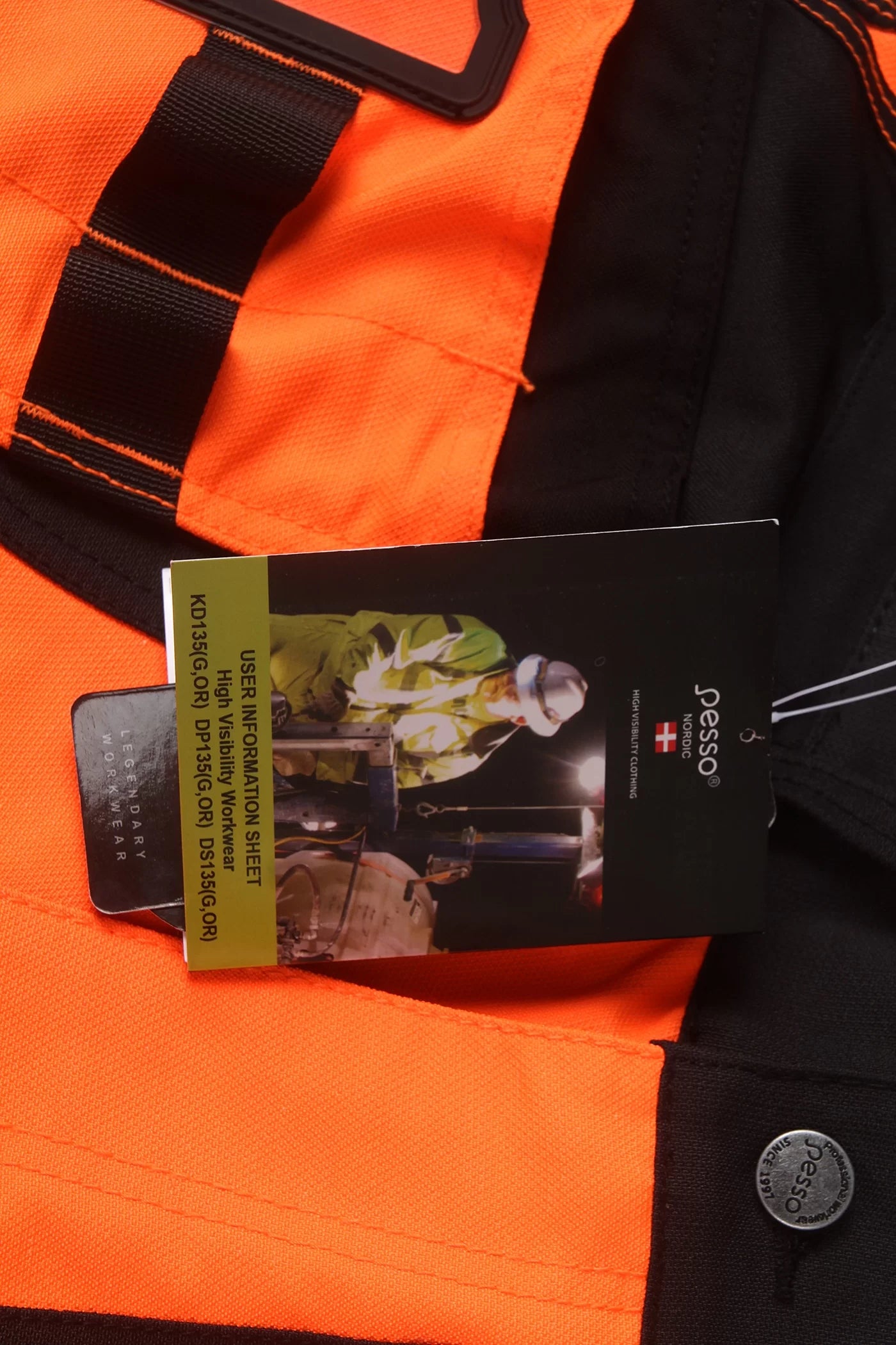 KD135OR, WORKWEAR TROUSERS PESSO URANUS FLEXPRO KD135OR, ORANGE