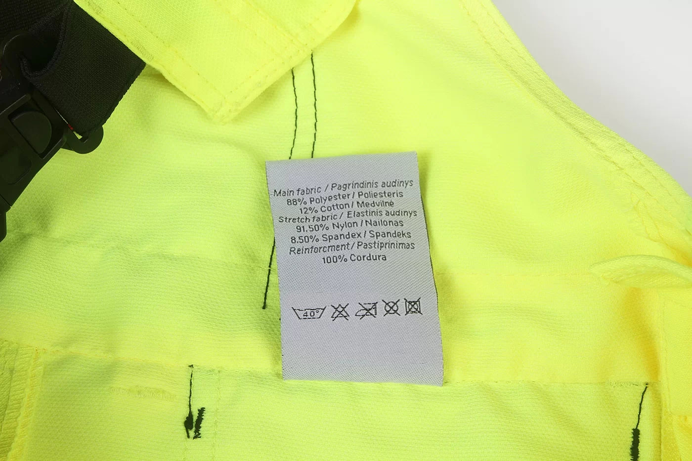 DP135G, WORKWEAR BIBPANTS PESSO URANUS FLEXPRO 135, YELLOW