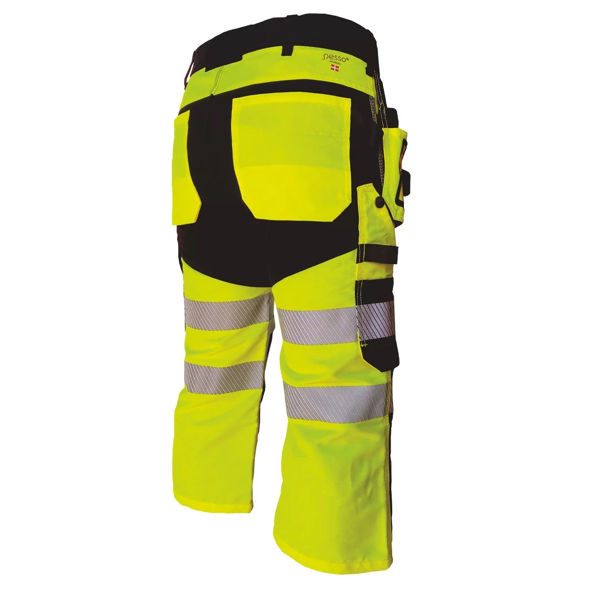 KB135G, WORKWEAR 3/4 SHORT TROUSERS PESSO URANUS FLEXPRO 135, YELLOW