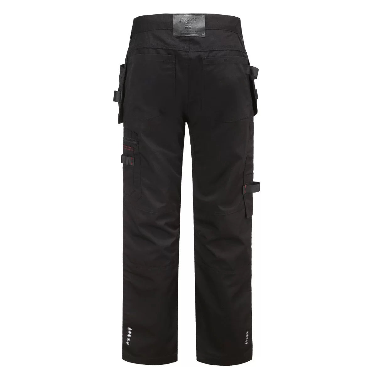 KD115B, WORKWEAR TROUSERS PESSO RIPSTOP PRO BLACK