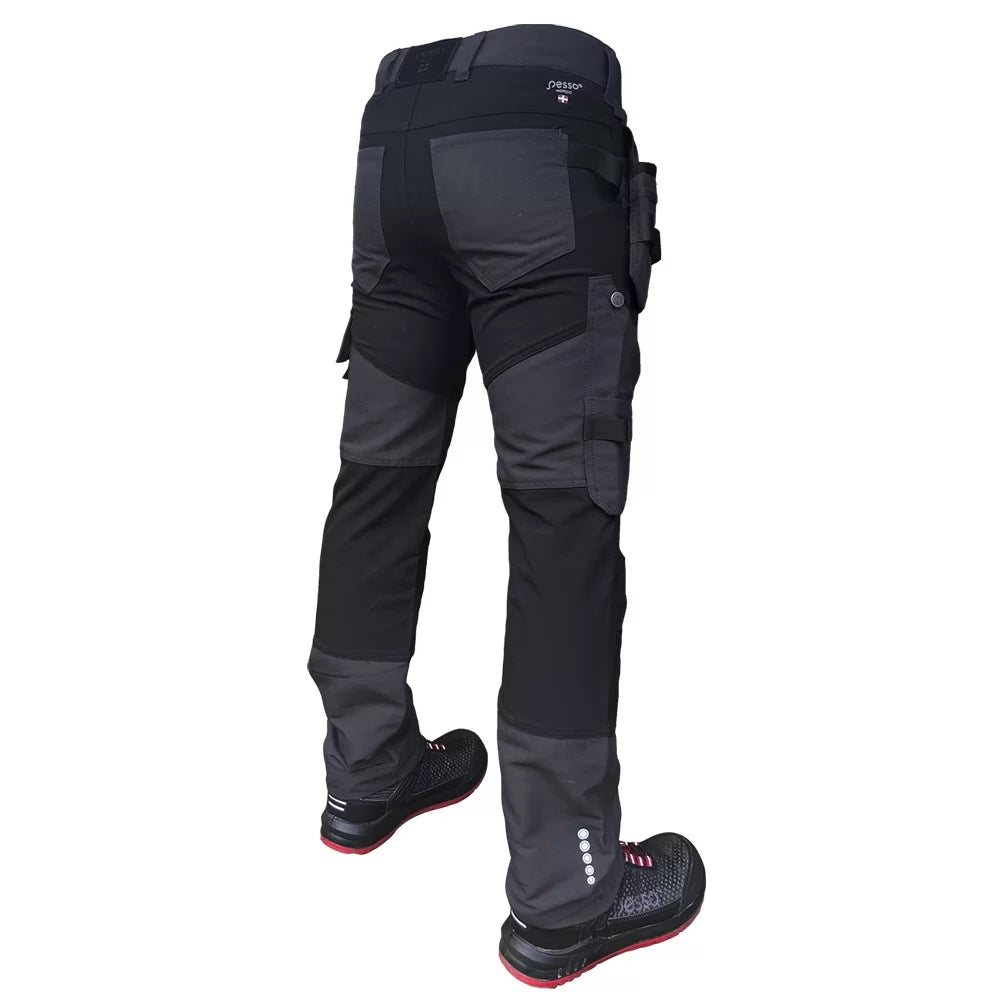 KD125P, WORKWEAR TROUSERS PESSO TITAN FLEXPRO 125, BLACK