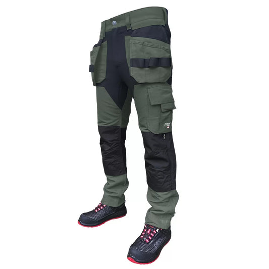 KD125Z, WORKWEAR TROUSERS PESSO TITAN FLEXPRO, GREEN