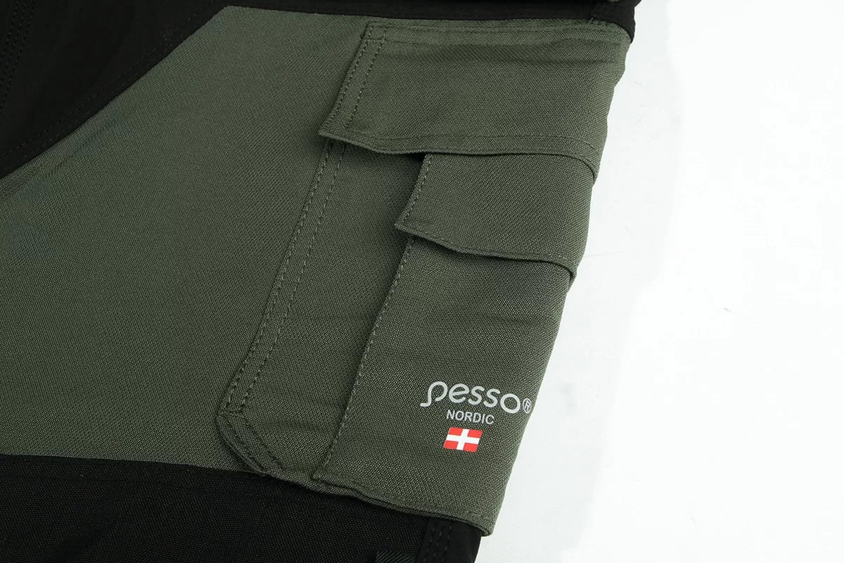 KD125Z, WORKWEAR TROUSERS PESSO TITAN FLEXPRO, GREEN