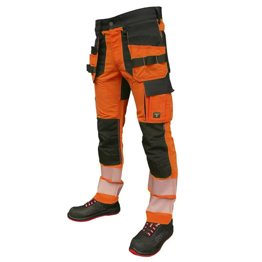 KD135OR, WORKWEAR TROUSERS PESSO URANUS FLEXPRO KD135OR, ORANGE