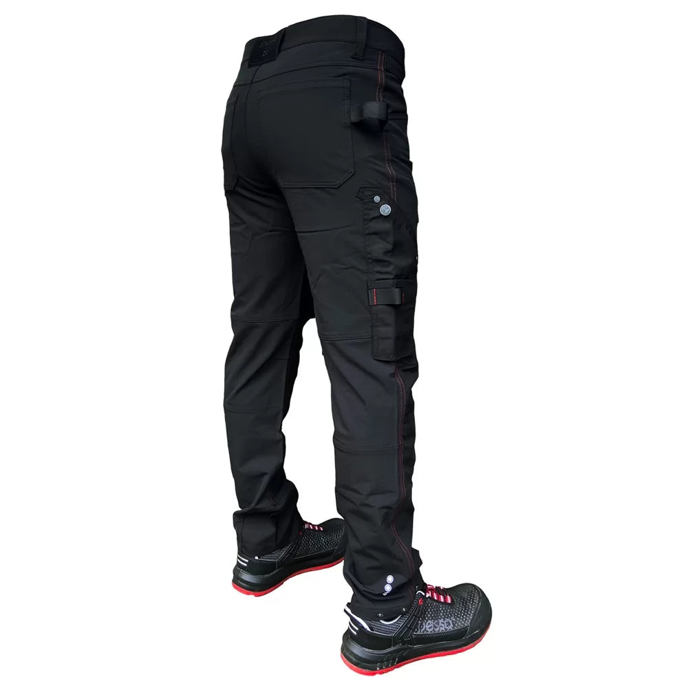 KDSTRETCHP, WORKWEAR TROUSERS PESSO MERCURY STRETCH, BLACK