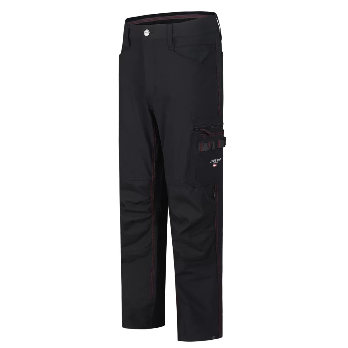 KDSTRETCHP, WORKWEAR TROUSERS PESSO MERCURY STRETCH, BLACK