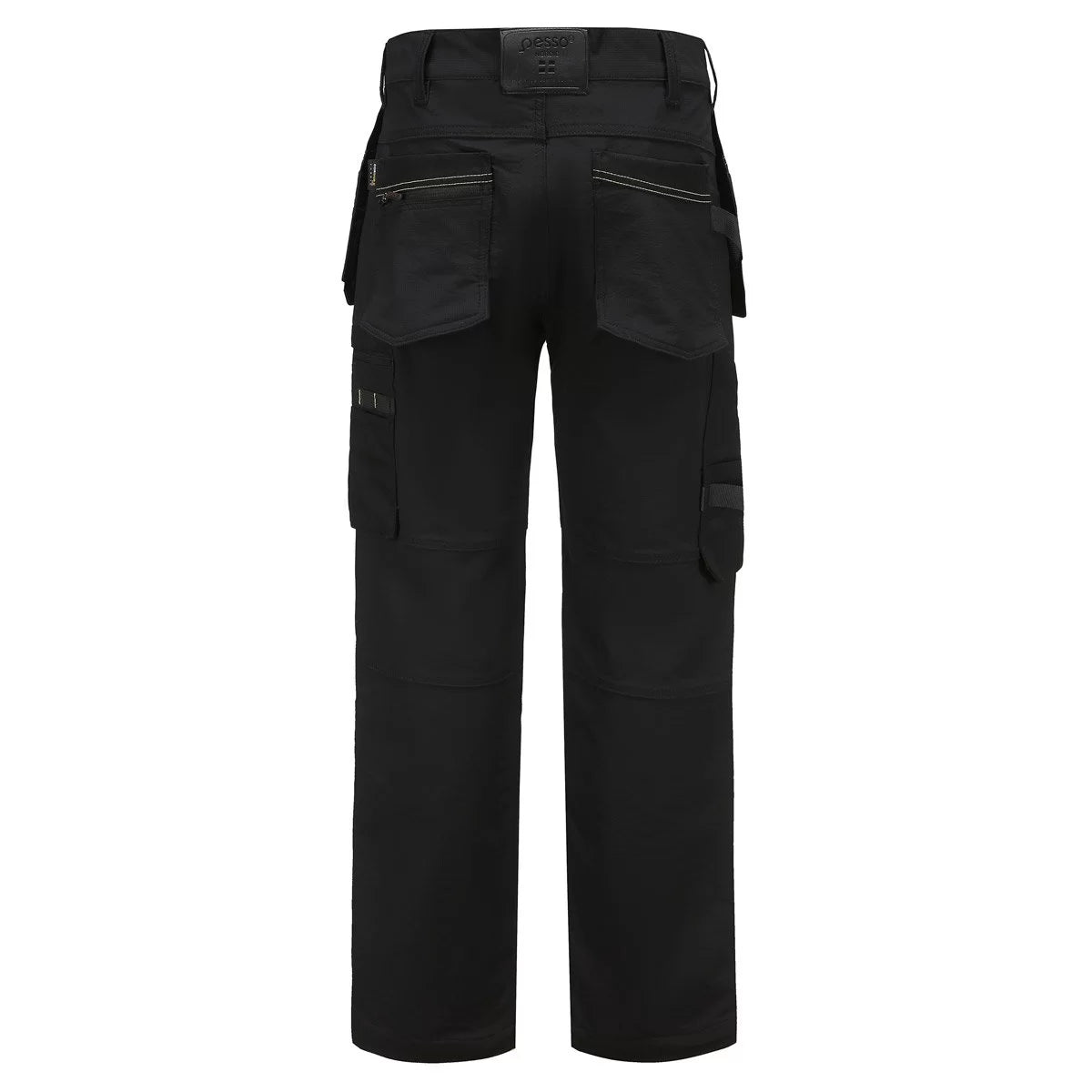 KD165B, WORKWEAR TROUSERS PESSO TAURUS STRETCH 165B, BLACK