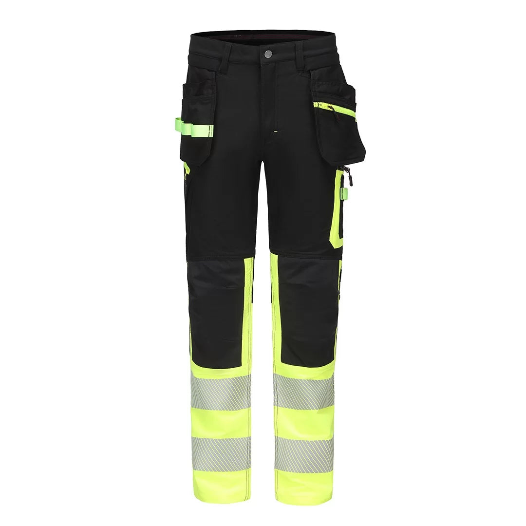 KD175_HVG, WORKWEAR TROUSERS PESSO JUPITER FLEX FIT KD175_HVG, YELLOW