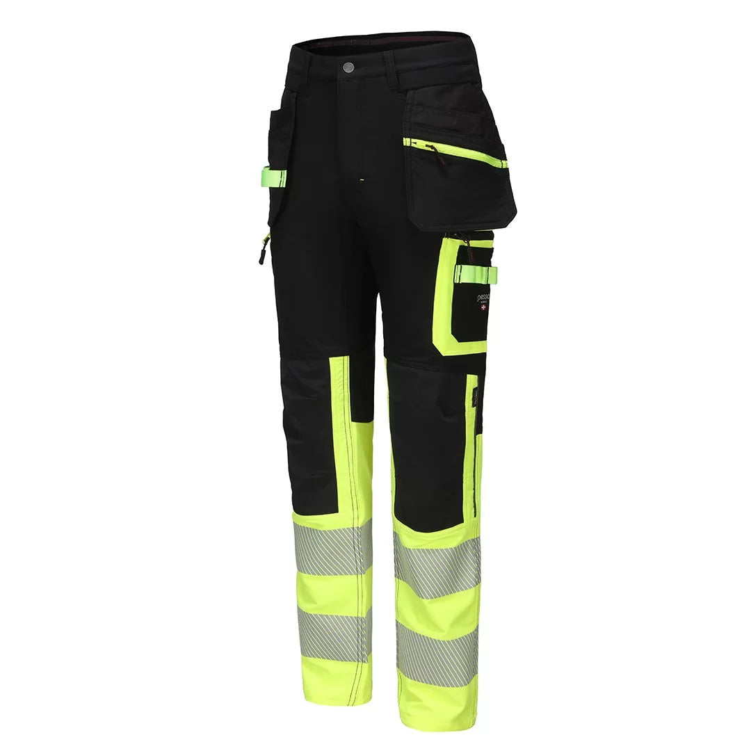 KD175_HVG, WORKWEAR TROUSERS PESSO JUPITER FLEX FIT KD175_HVG, YELLOW