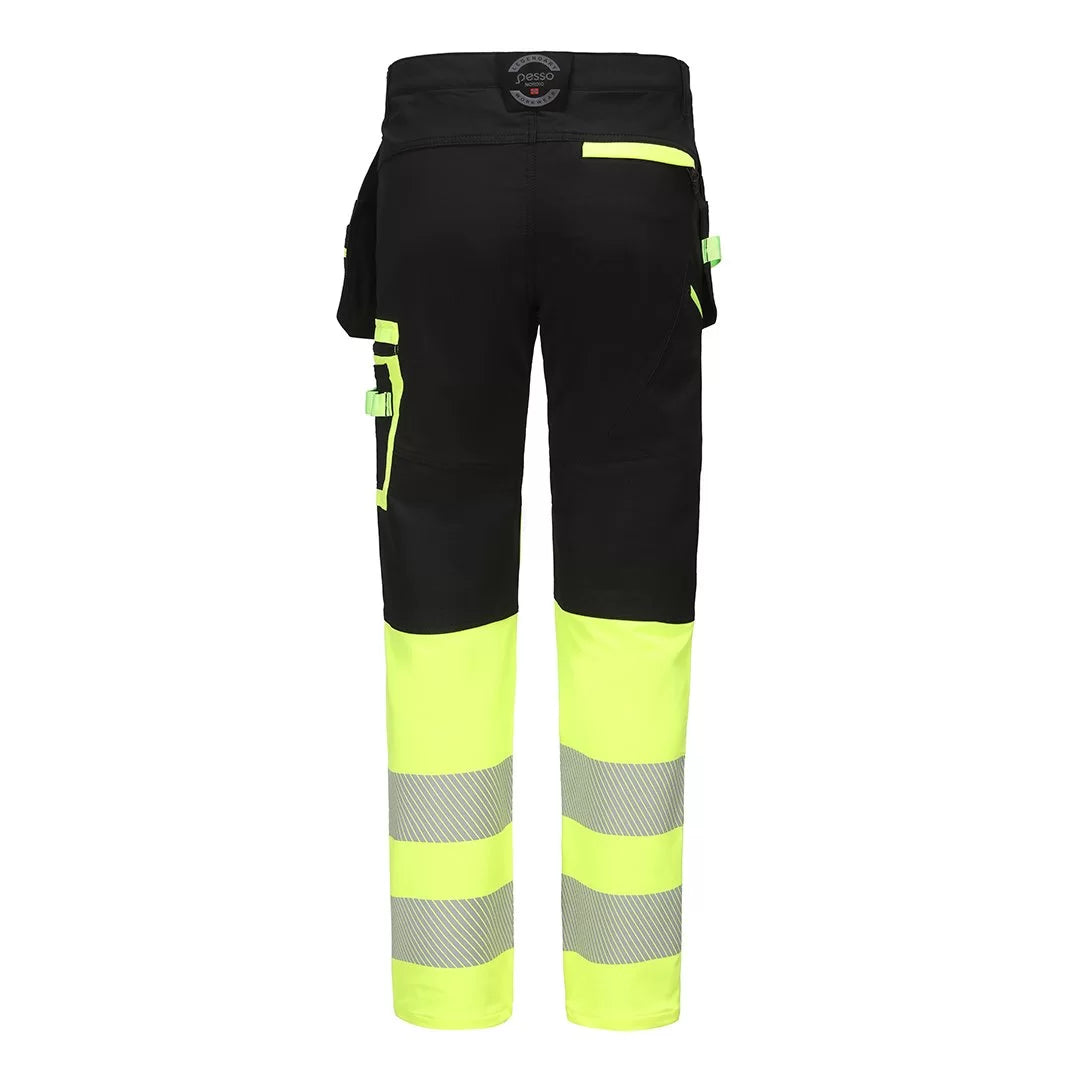 KD175_HVG, WORKWEAR TROUSERS PESSO JUPITER FLEX FIT KD175_HVG, YELLOW