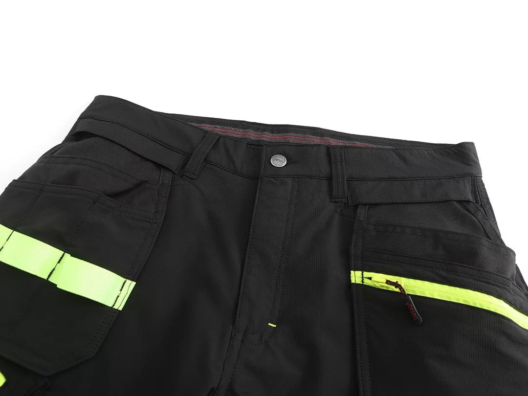 KD175_HVG, WORKWEAR TROUSERS PESSO JUPITER FLEX FIT KD175_HVG, YELLOW