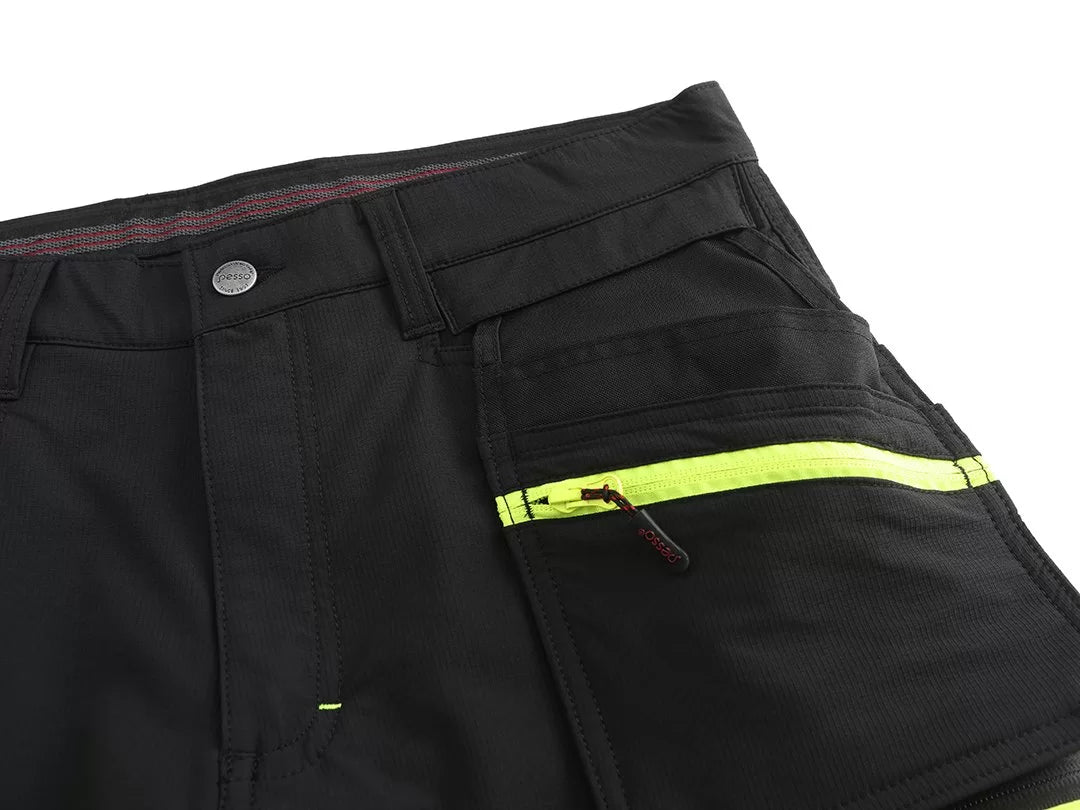 KD175_HVG, WORKWEAR TROUSERS PESSO JUPITER FLEX FIT KD175_HVG, YELLOW