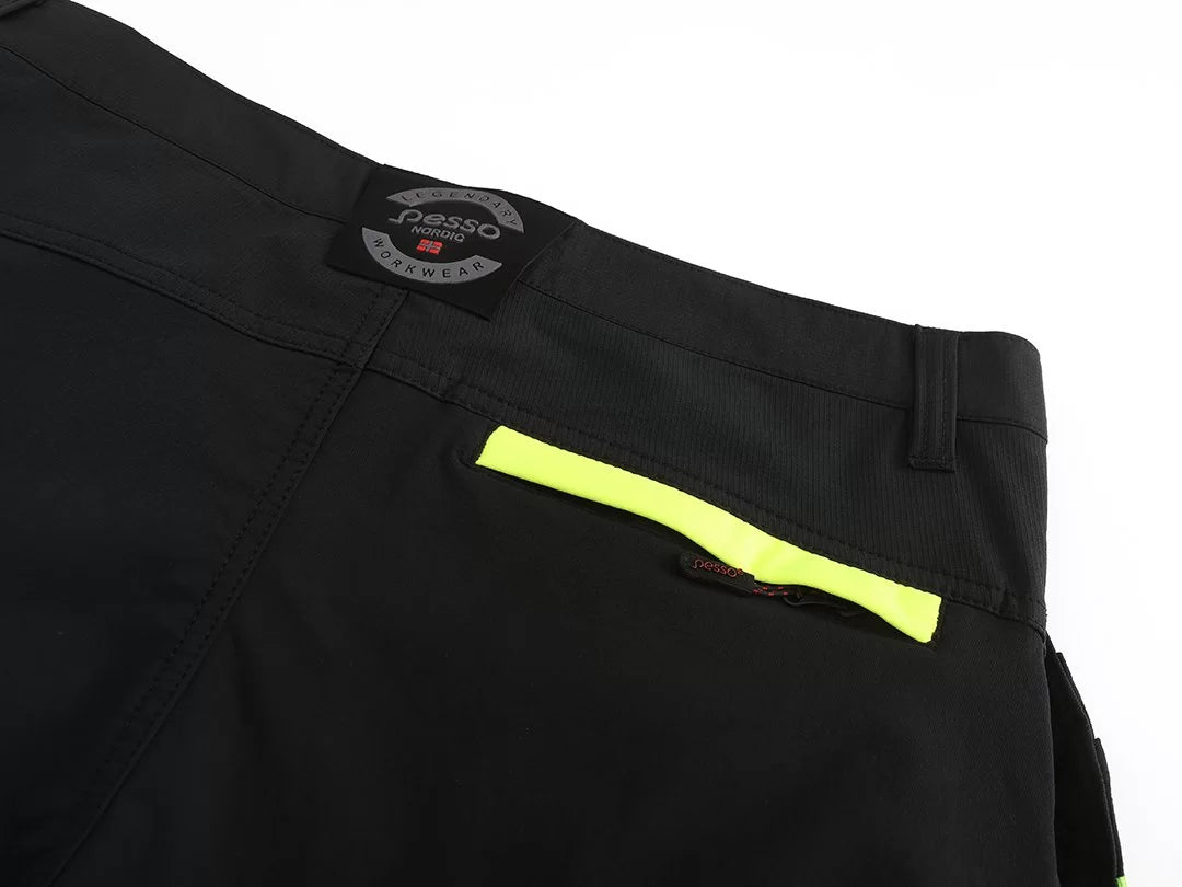 KD175_HVG, WORKWEAR TROUSERS PESSO JUPITER FLEX FIT KD175_HVG, YELLOW