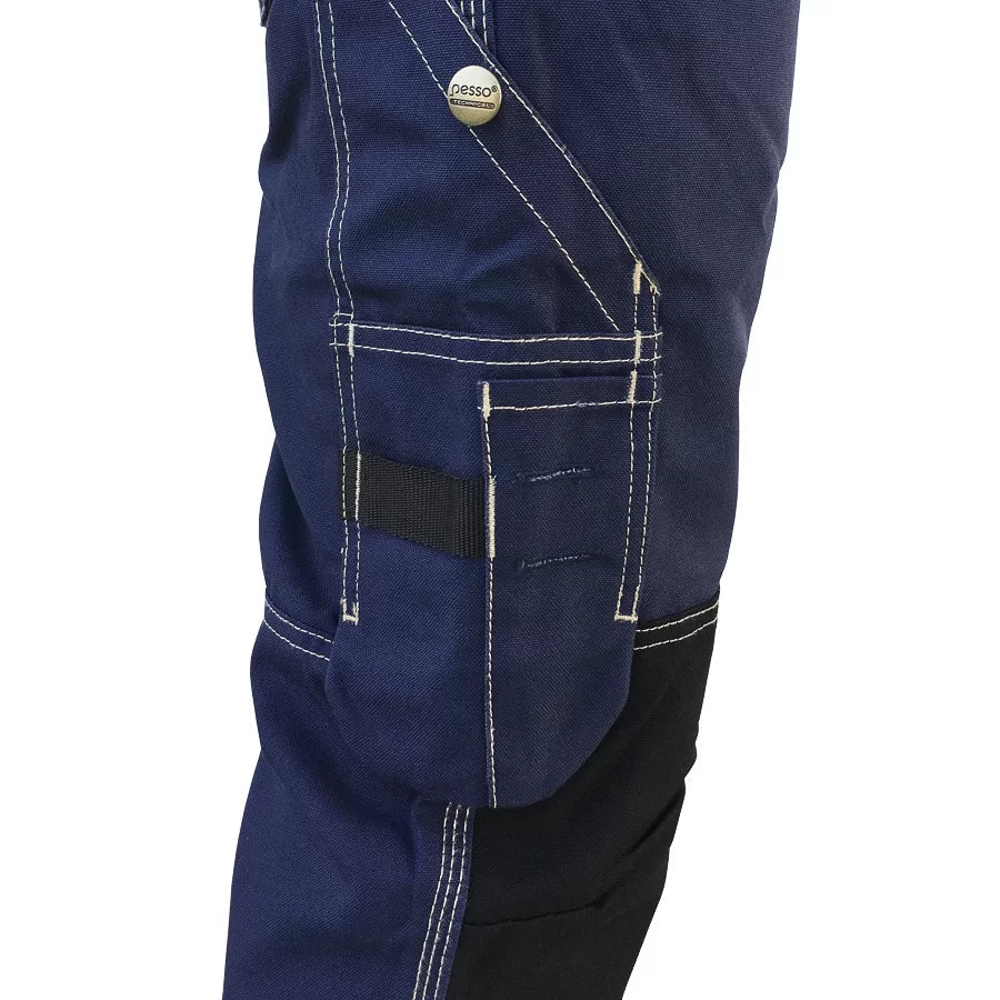 KDCM, WORKWEAR TROUSERS CANVAS PESSO, NAVY