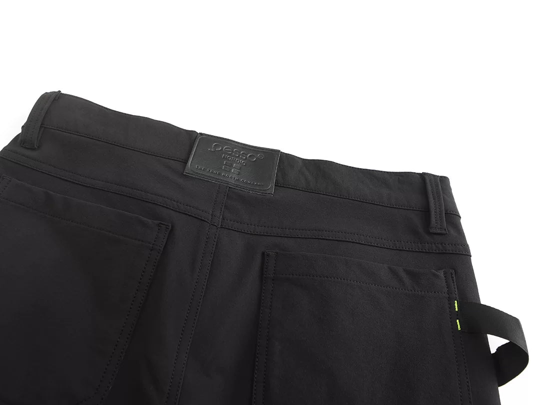 KS145B, WORKWEAR SHORTS PESSO MERCURY STRETCH 145B, BLACK