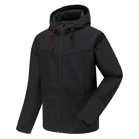 LEO, VESTE RIPSTOP SOFTSHELL PESSO LEO, NOIR