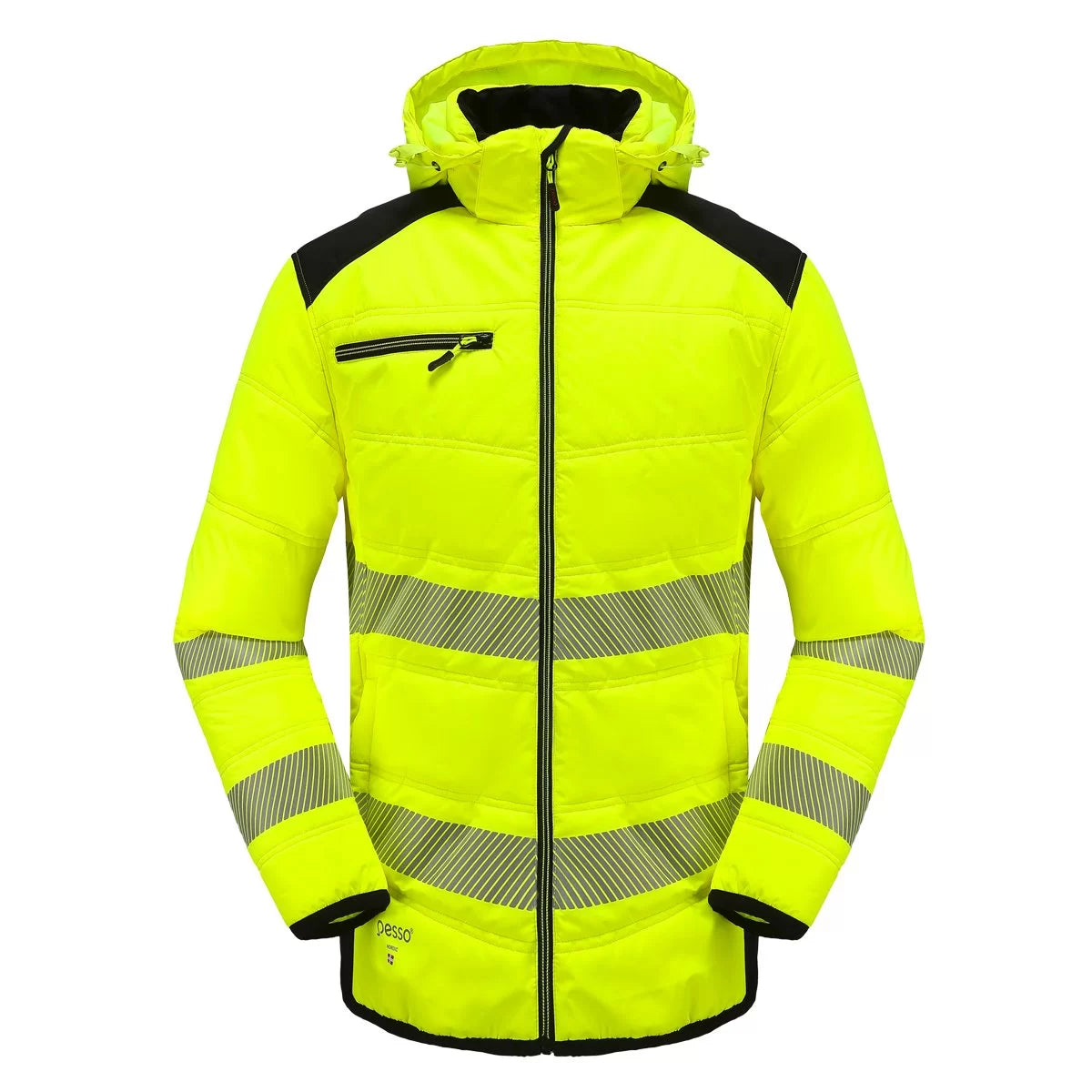 LYRA_G, HI-VIS WINTER JACKET PESSO LYRA, YELLOW