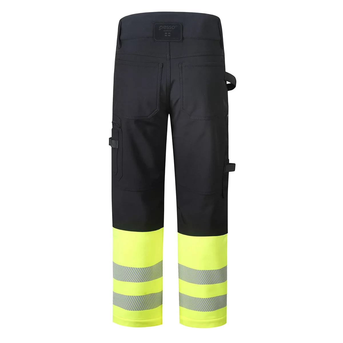 MERCURY_G, SOFTSHELL PANTS PESSO MERCURY_G BLACK/YELLOW