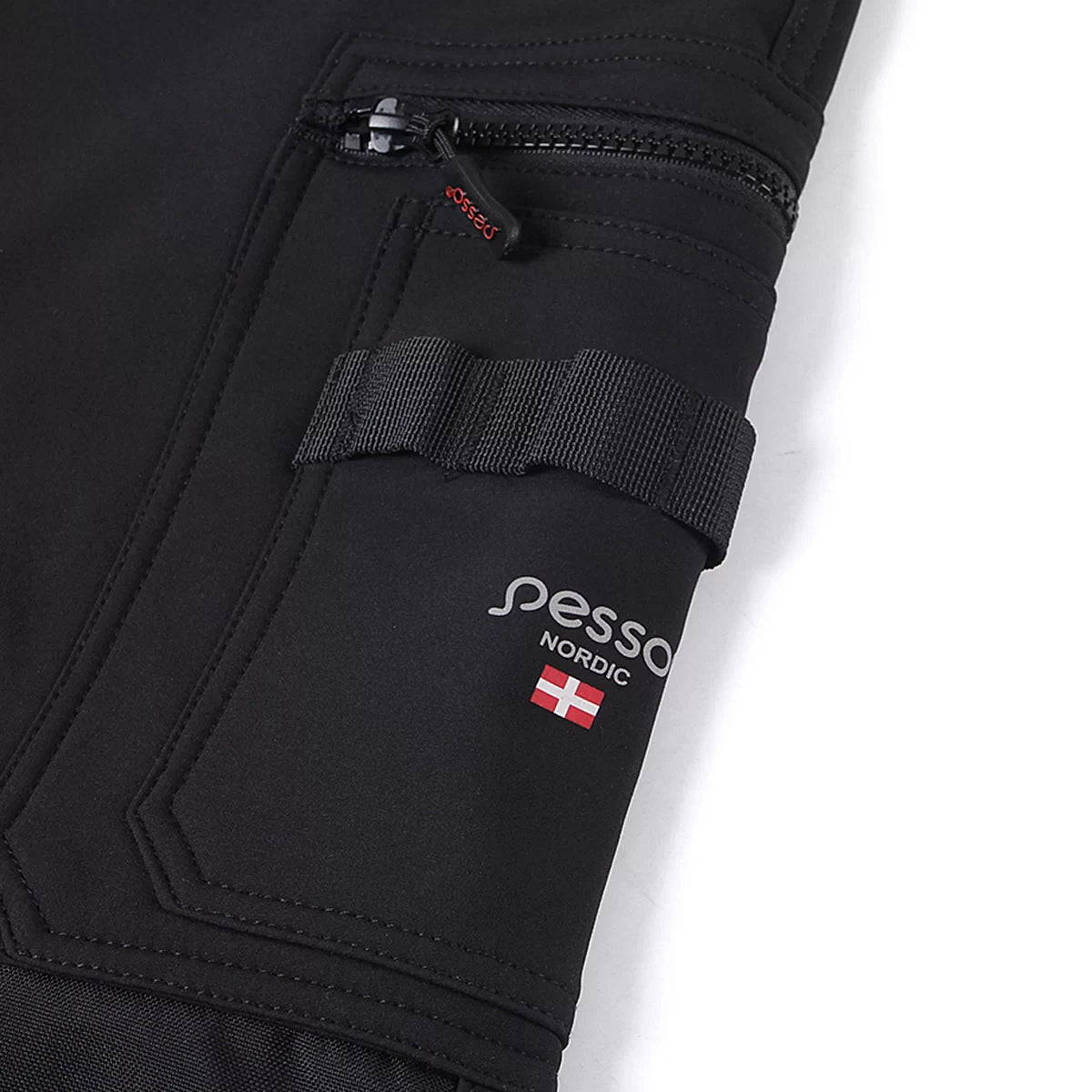 MERCURY_G, SOFTSHELL PANTS PESSO MERCURY_G BLACK/YELLOW