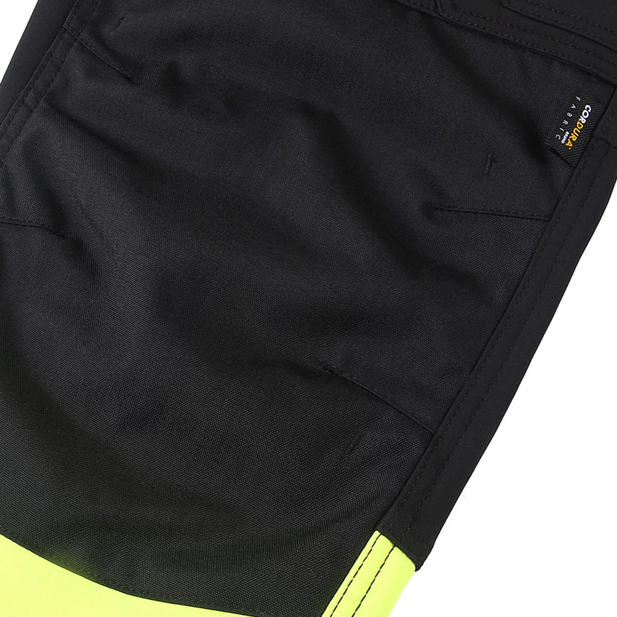 MERCURY_G, SOFTSHELL PANTS PESSO MERCURY_G BLACK/YELLOW